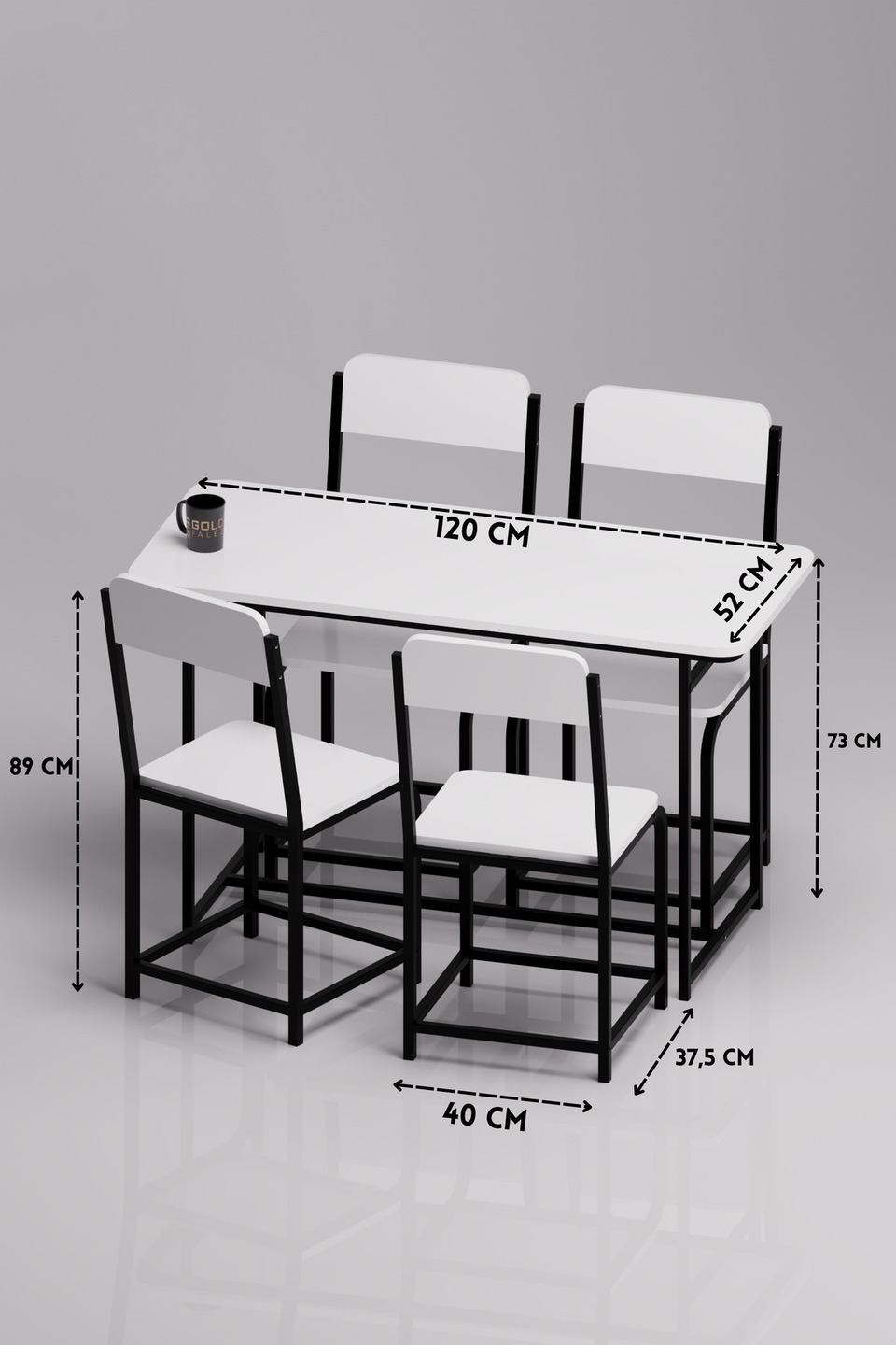 Minör Conjunto de mesa de cocina 8