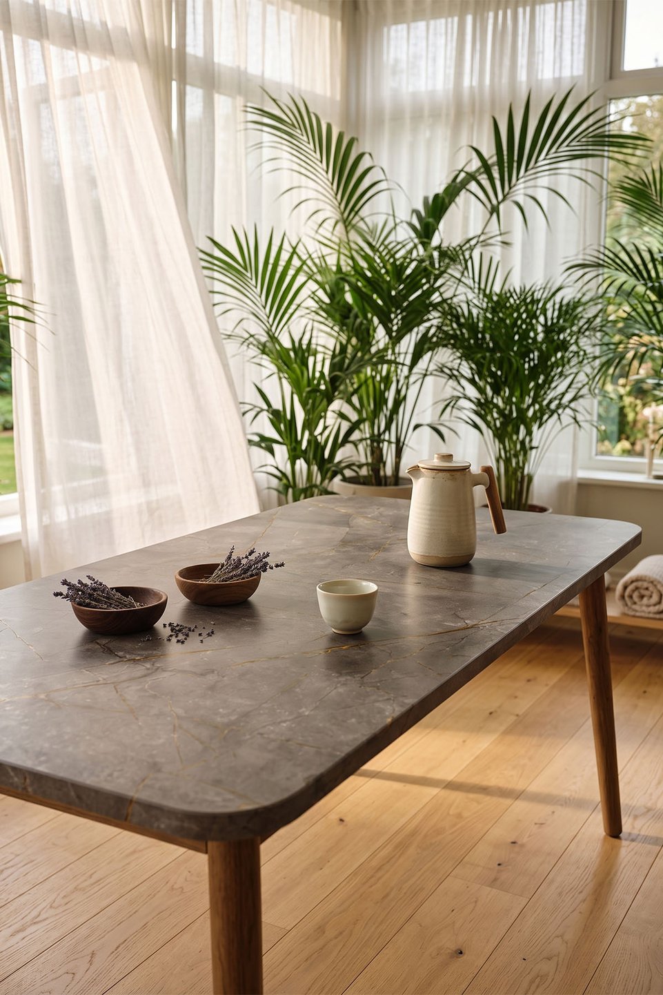 Mesa de centro cuadrada 7