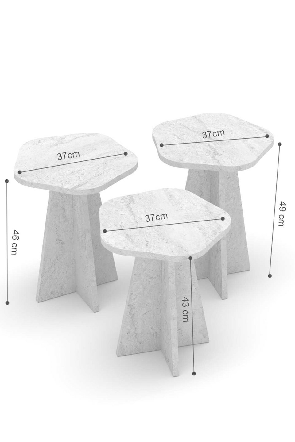 Çiçek Tables gigognes 3