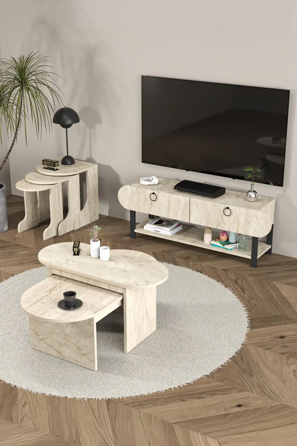 Setro Set tavolino e mobile TV 6