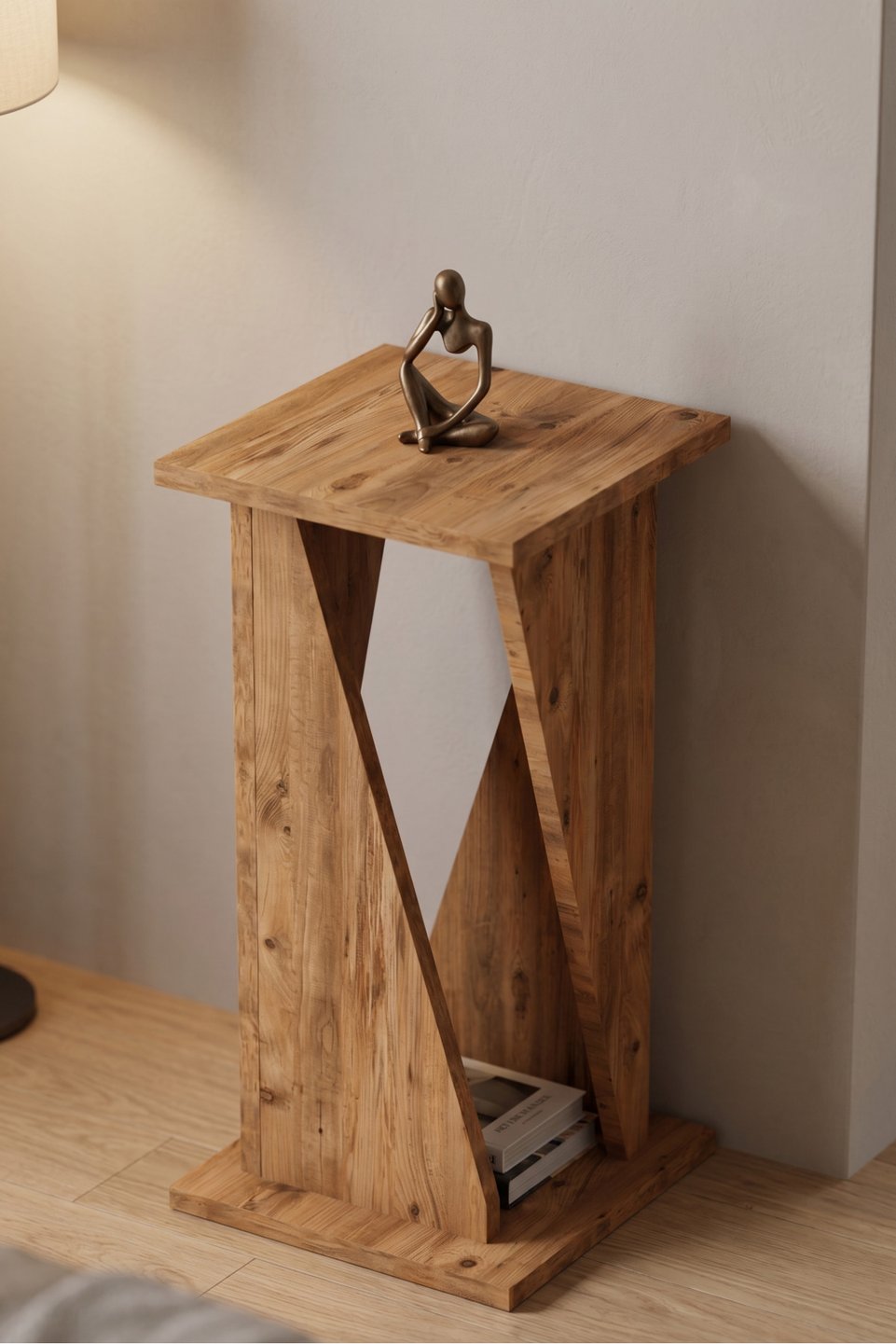 Vizyon Square C-shaped Side Table 5