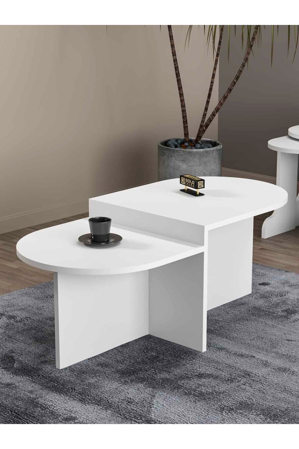 Setro Conjunto de mesa y mueble de TV 6