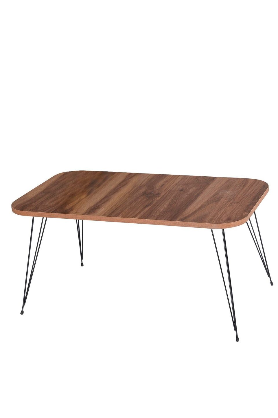 Mesa de centro rectangular con patas de alambre 8