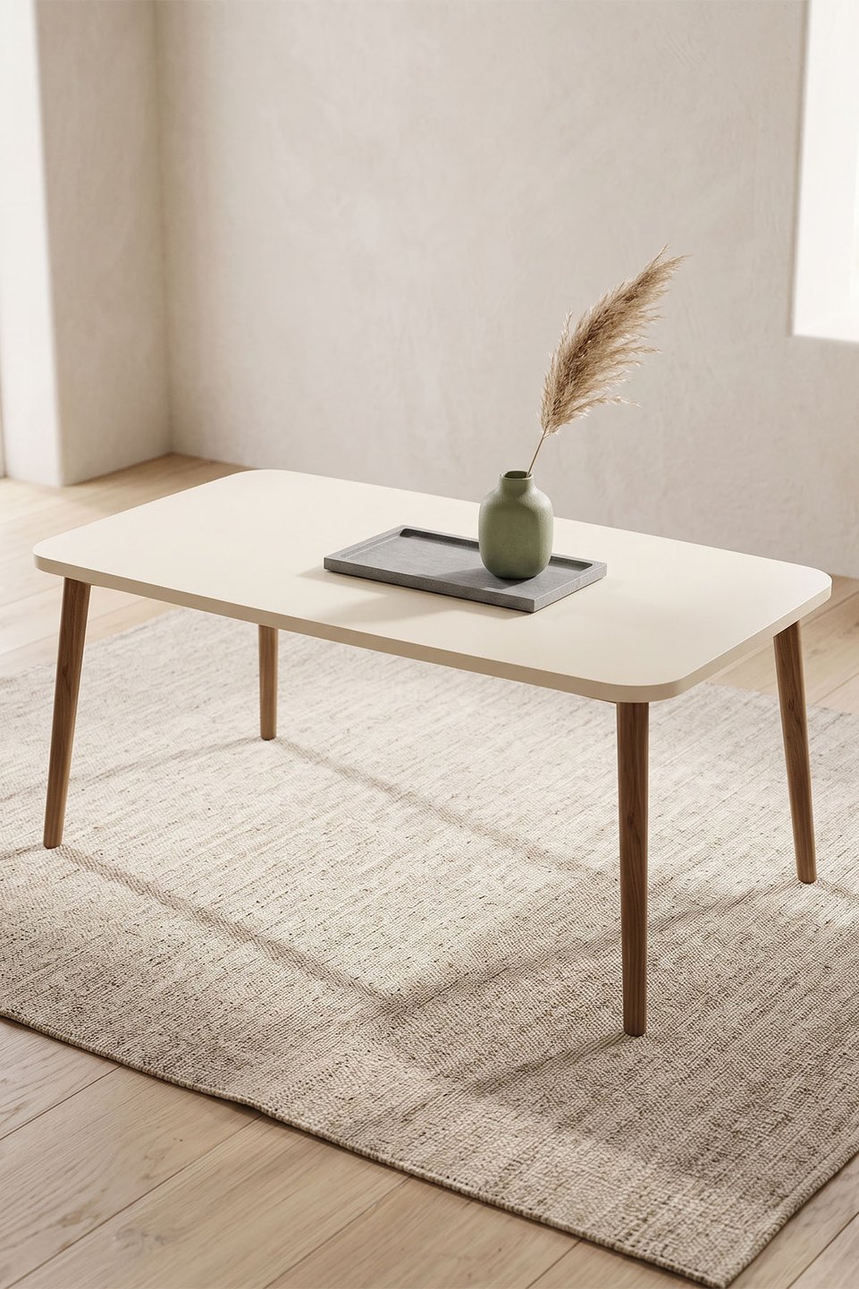 Square Coffee Table with Turned Legs 2