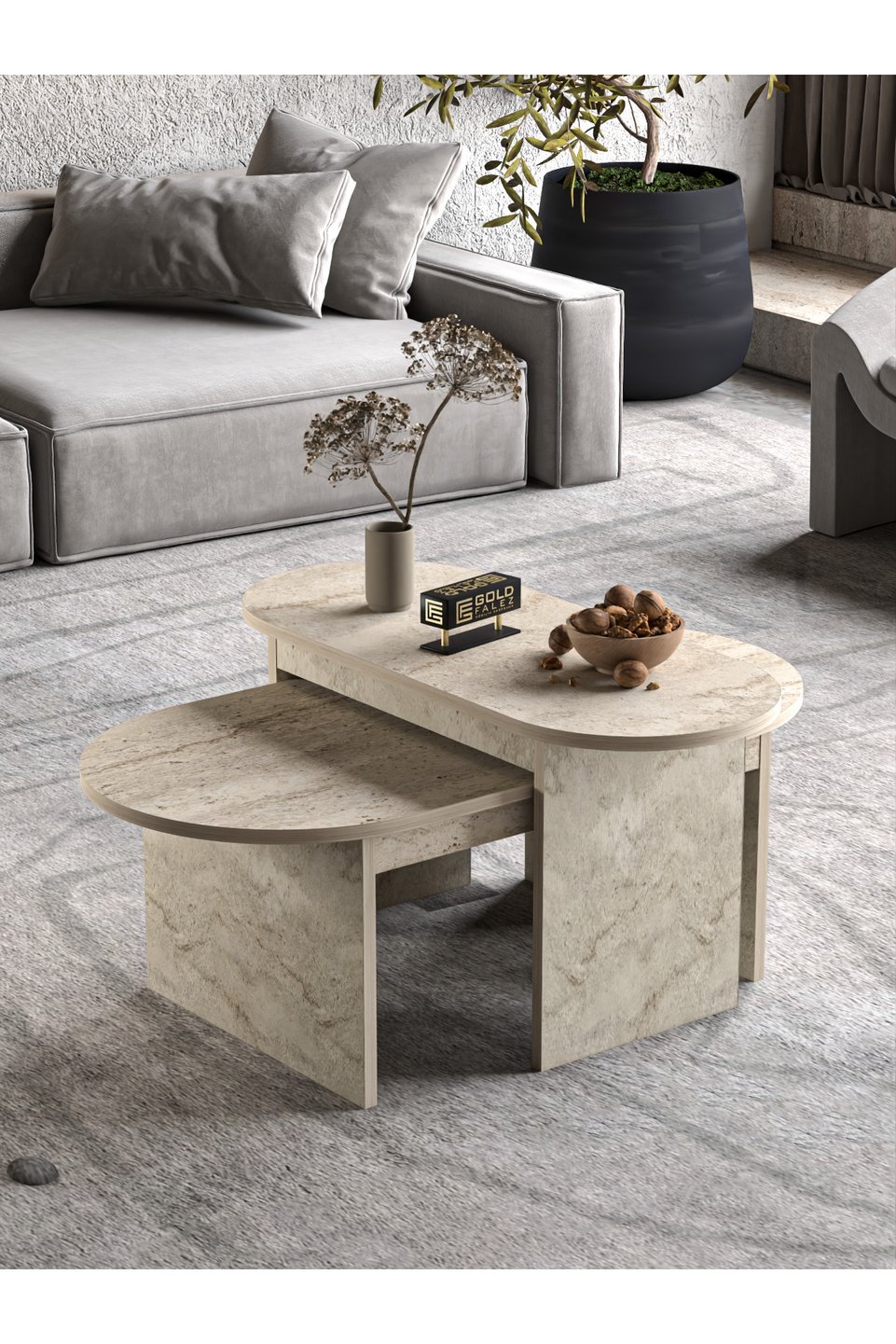 Setro طقم طاولات قهوة 4