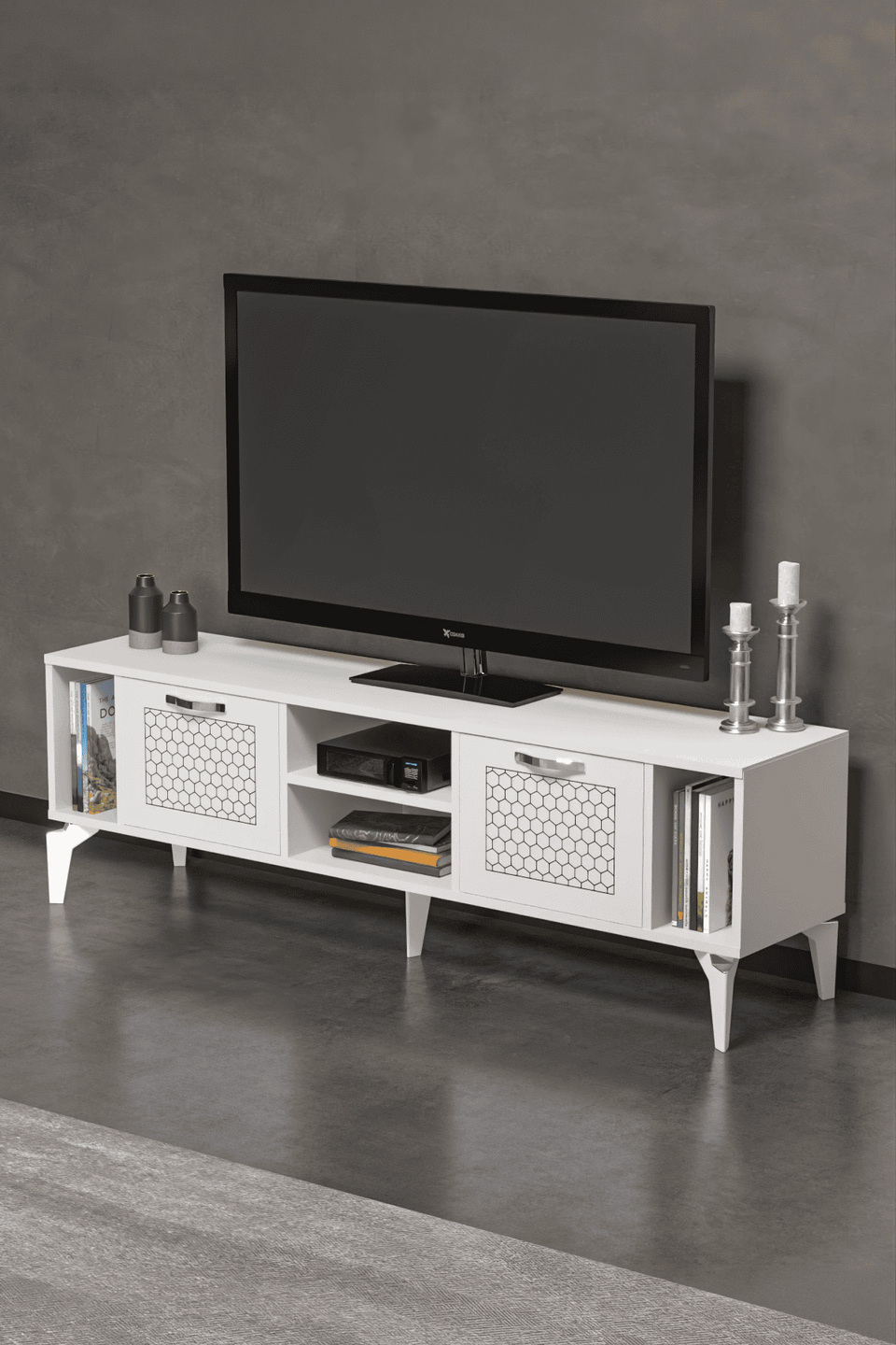 Linya Mobile TV con dettagli argentati – Argento