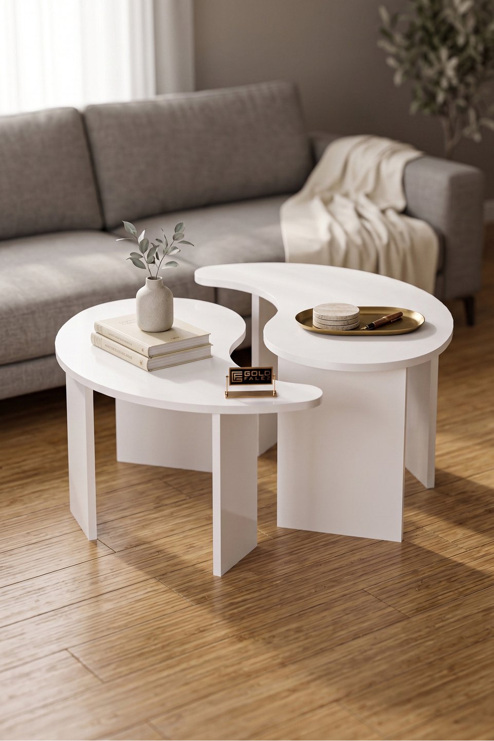 Denge Ovale salontafelset 2