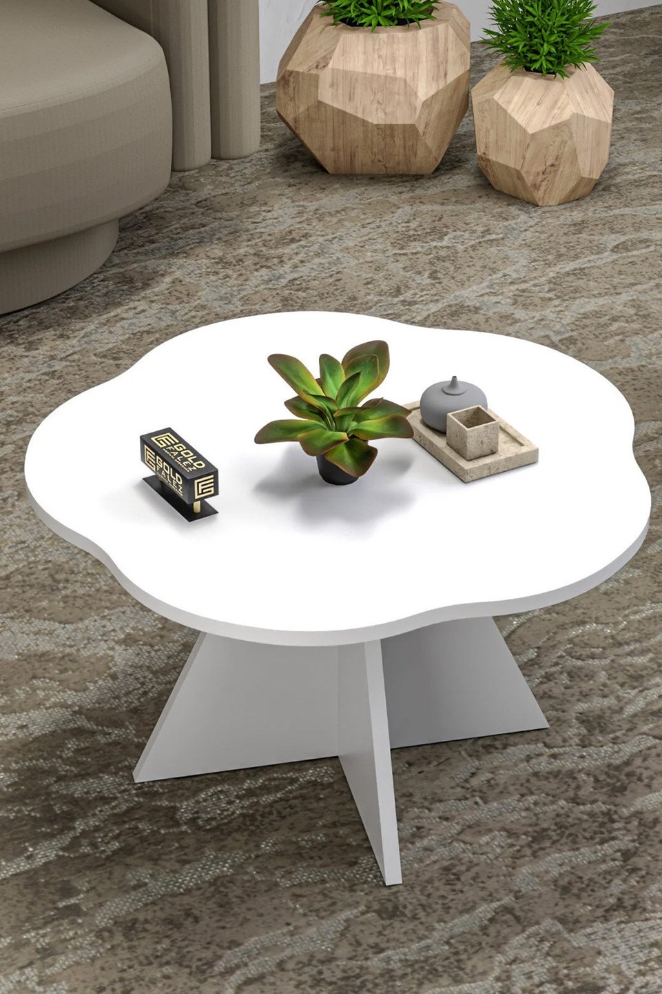 Çiçek Coffee Table – White